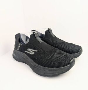 Skechers Black slip-ins archfit stretch knit slip on sneakers women's 9